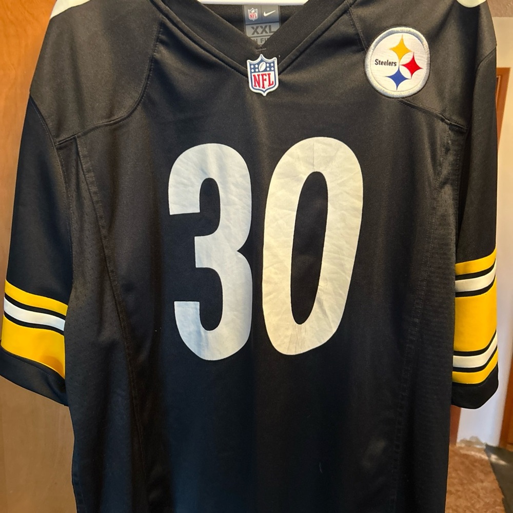 Black NFL Steelers Jersey #30